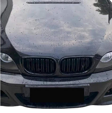 Черни двойни Бъбреци за BMW E46 LCI за седан и комби 3