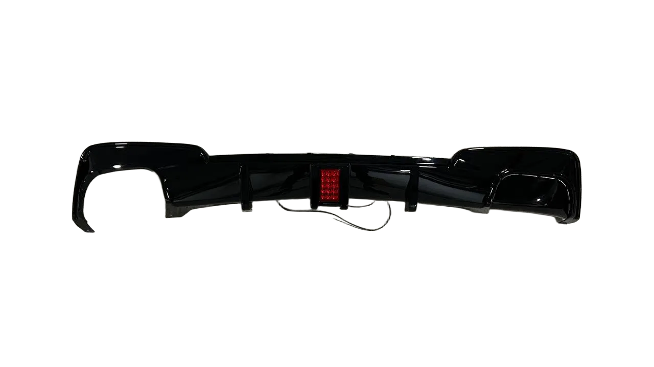 Performance дифузьор за BMW F25 М броня OO+ с LED светлина