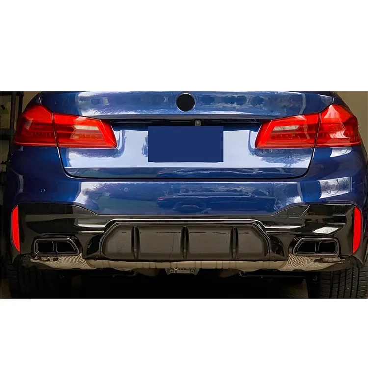 Performance Заден Дифузьор за M броня на BMW G30 G31 с два двойни отвора 3