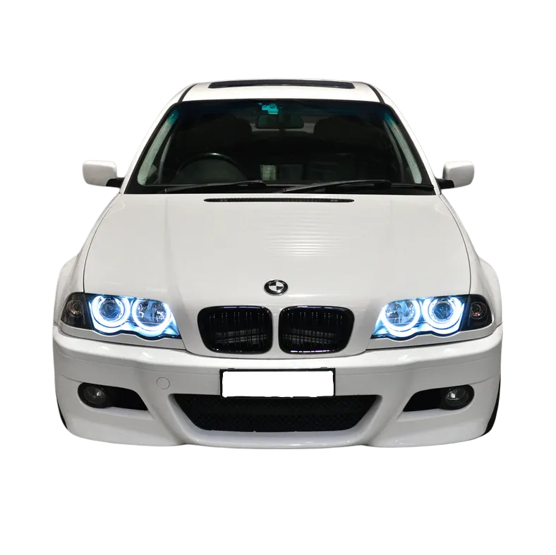 Черни двойни Бъбреци за BMW E46 pre-LCI за седан, комби и компакт 2